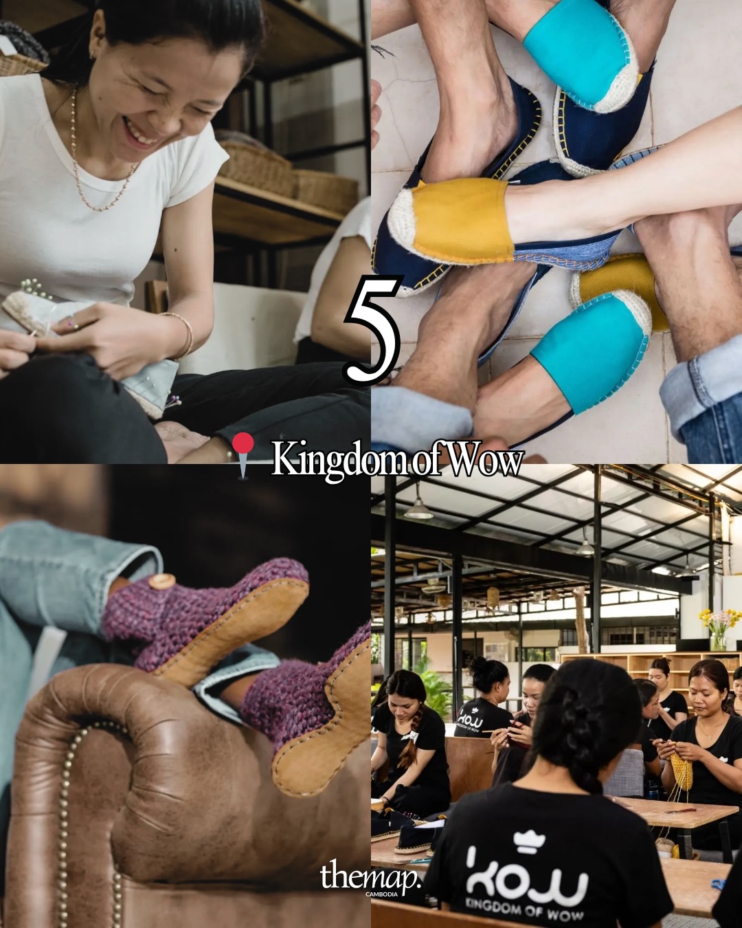 Colourful handmade espadrilles and the Kingdom of Wow workshop