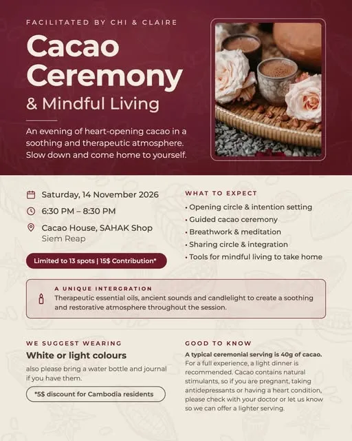 Cacao Ceremony & Mindful Living