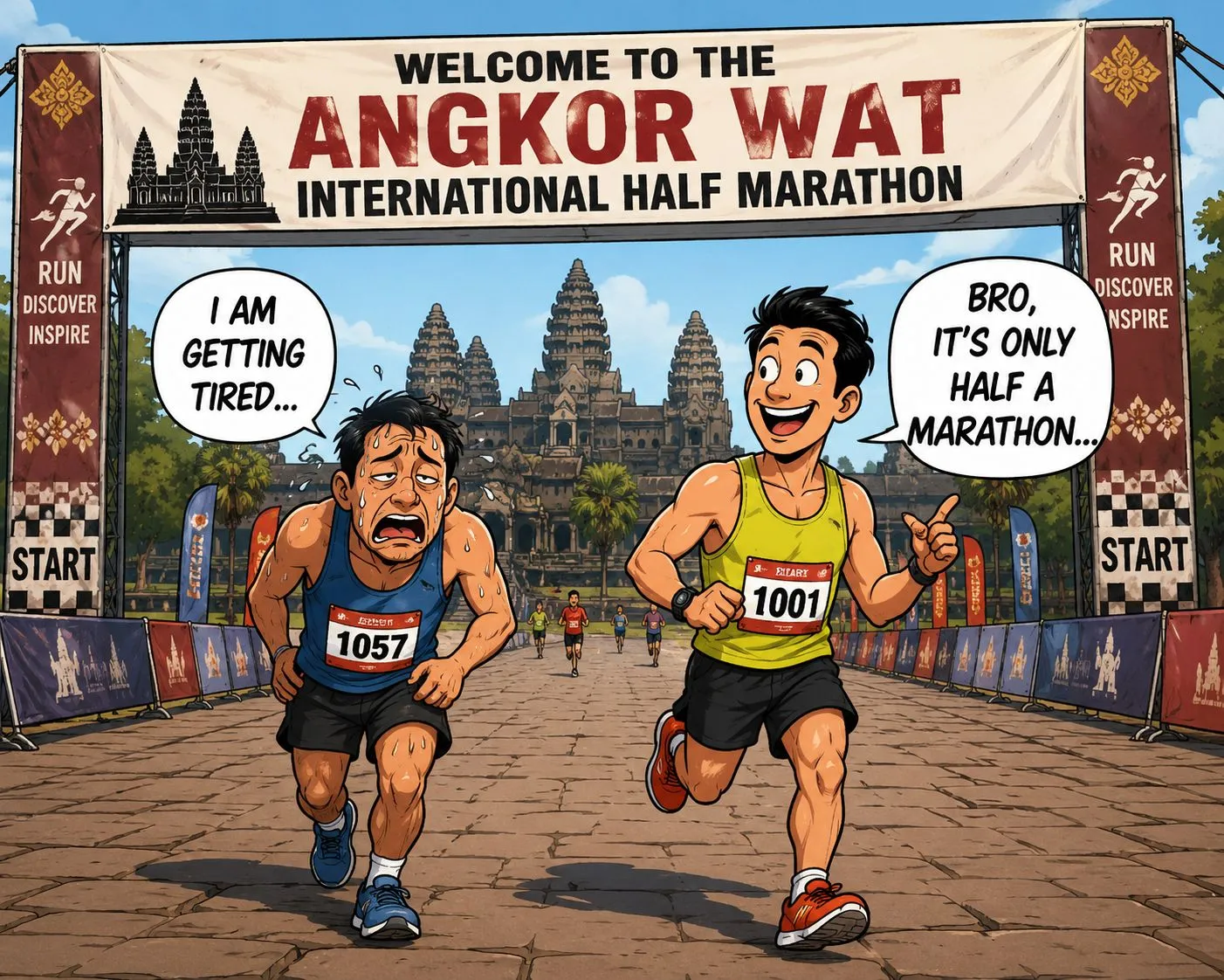 Angkor wat international half marathon