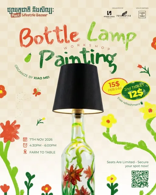 Bottle Lamp Painting Workshop