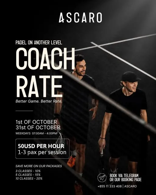 October Padel Coach Rate