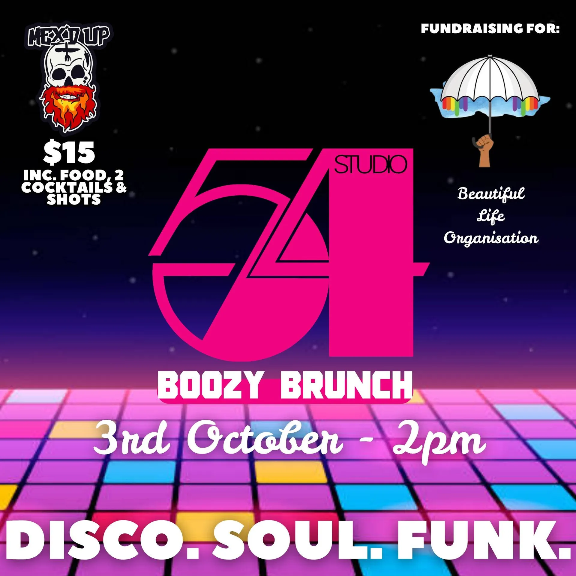 Studio 54 Charity Boozy Brunch