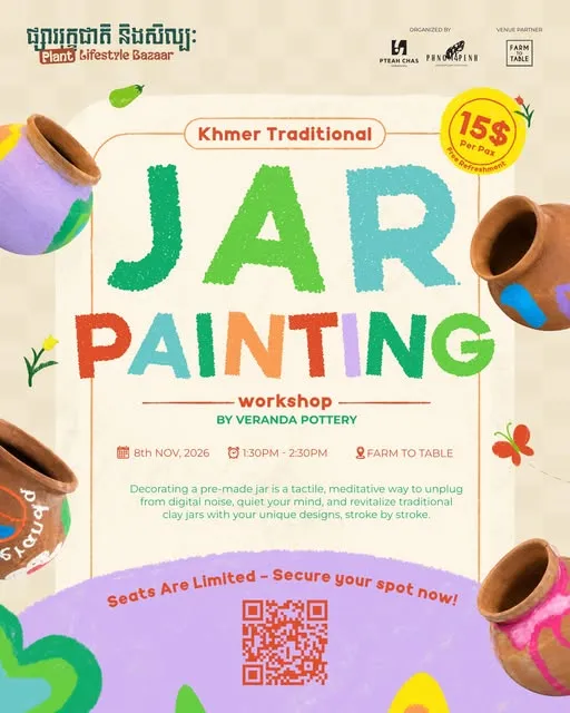 Khmer Traditional Jar Painting Workshop