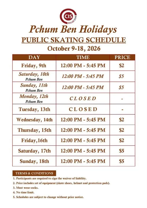 Pchum Ben Public Skating
