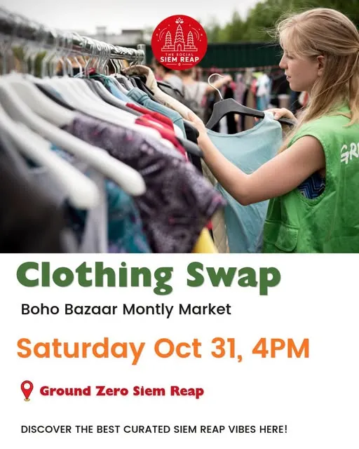 Community Clothing Swap at Boho Bazaar
