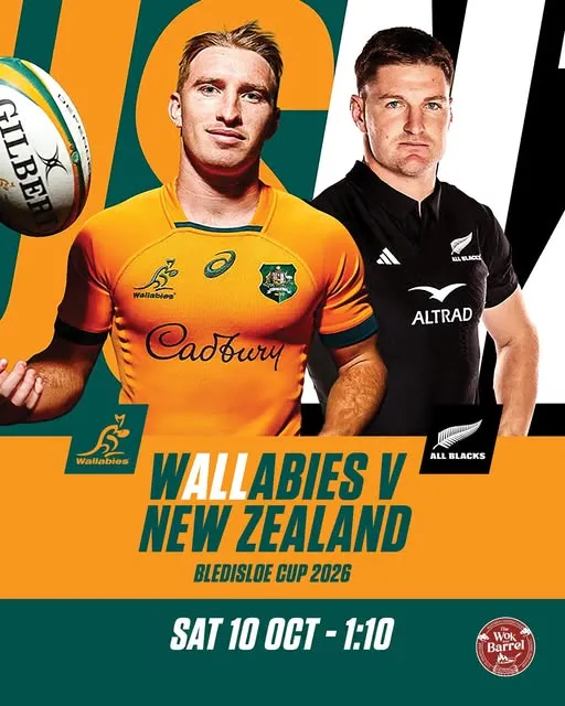 Wallabies vs All Blacks Live Screening