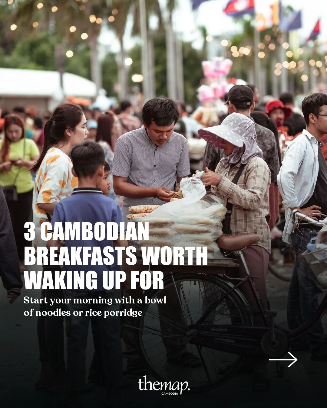 Un marché matinal cambodgien par The Map Cambodia