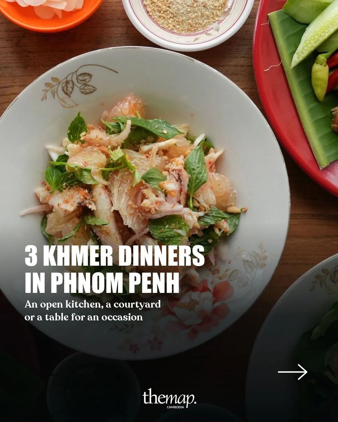 3 Khmer dinners in Phnom Penh, for 3 different kinds of evening 🍽️

Bai Sor: re