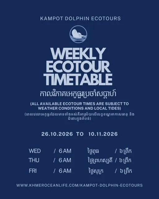 Kampot Dolphin-Watching Ecotour