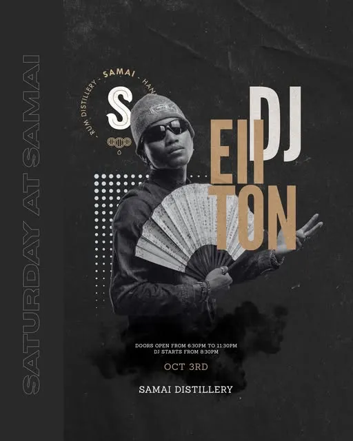 DJ Eii Ton at Samai Distillery