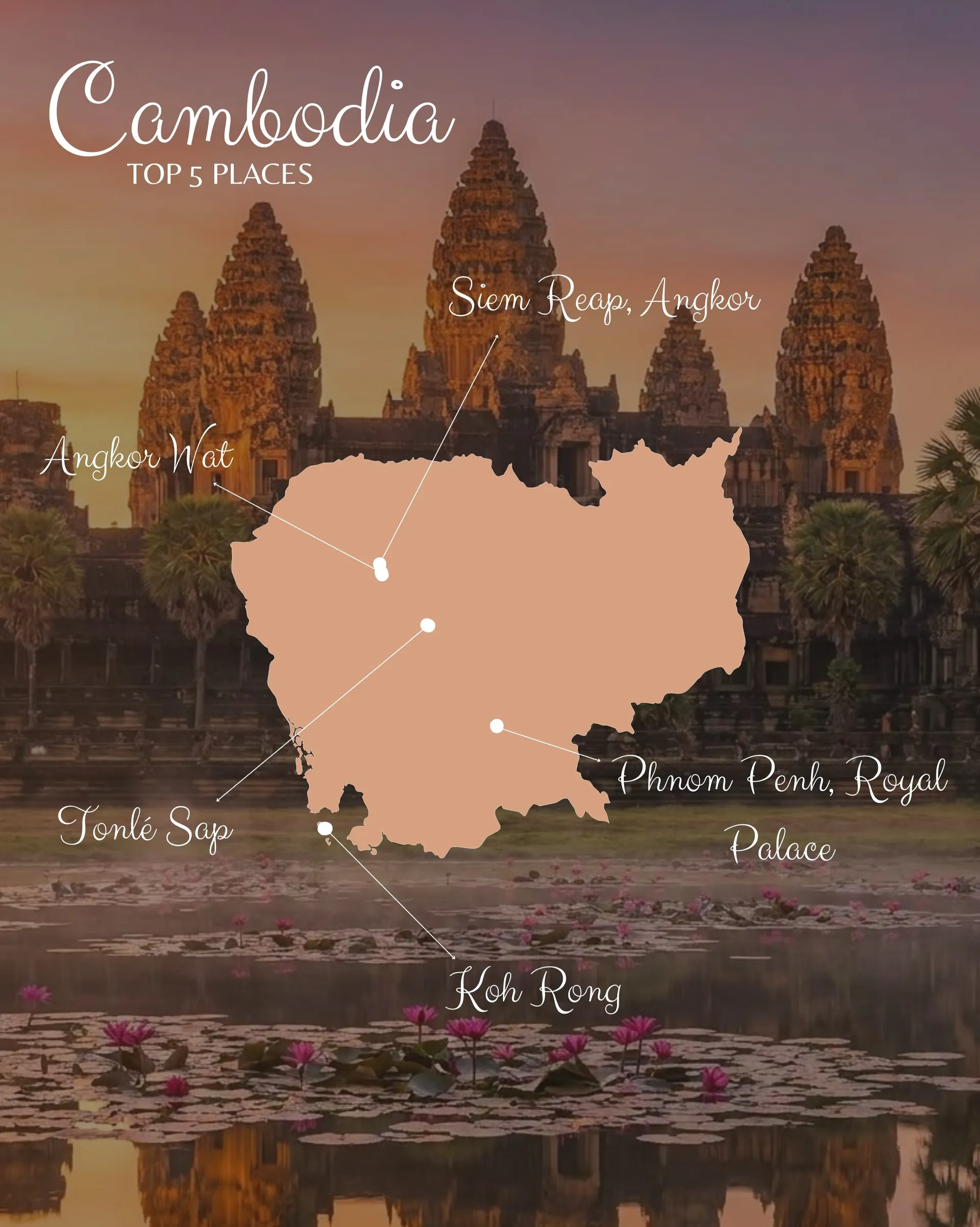 5 places you shouldn’t miss in Cambodia!🇰🇭

Cambodia has so much more to offer