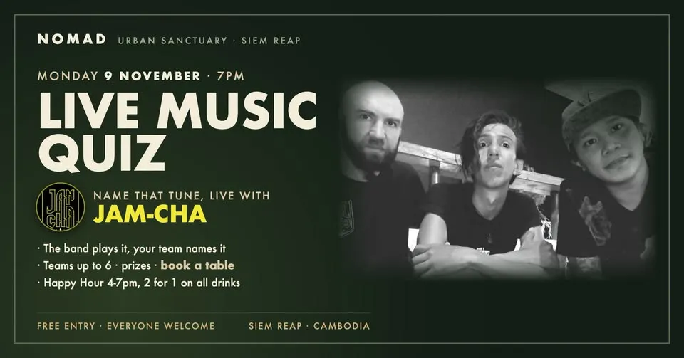 Live Music Quiz with Jam-Cha