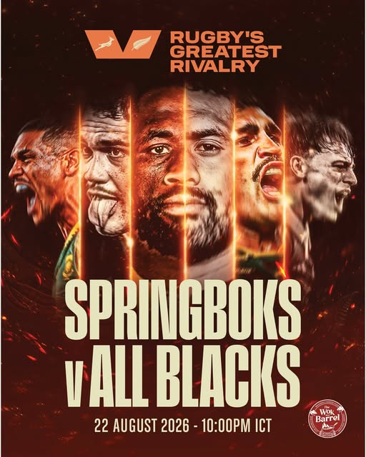 Springboks v All Blacks Live Screening