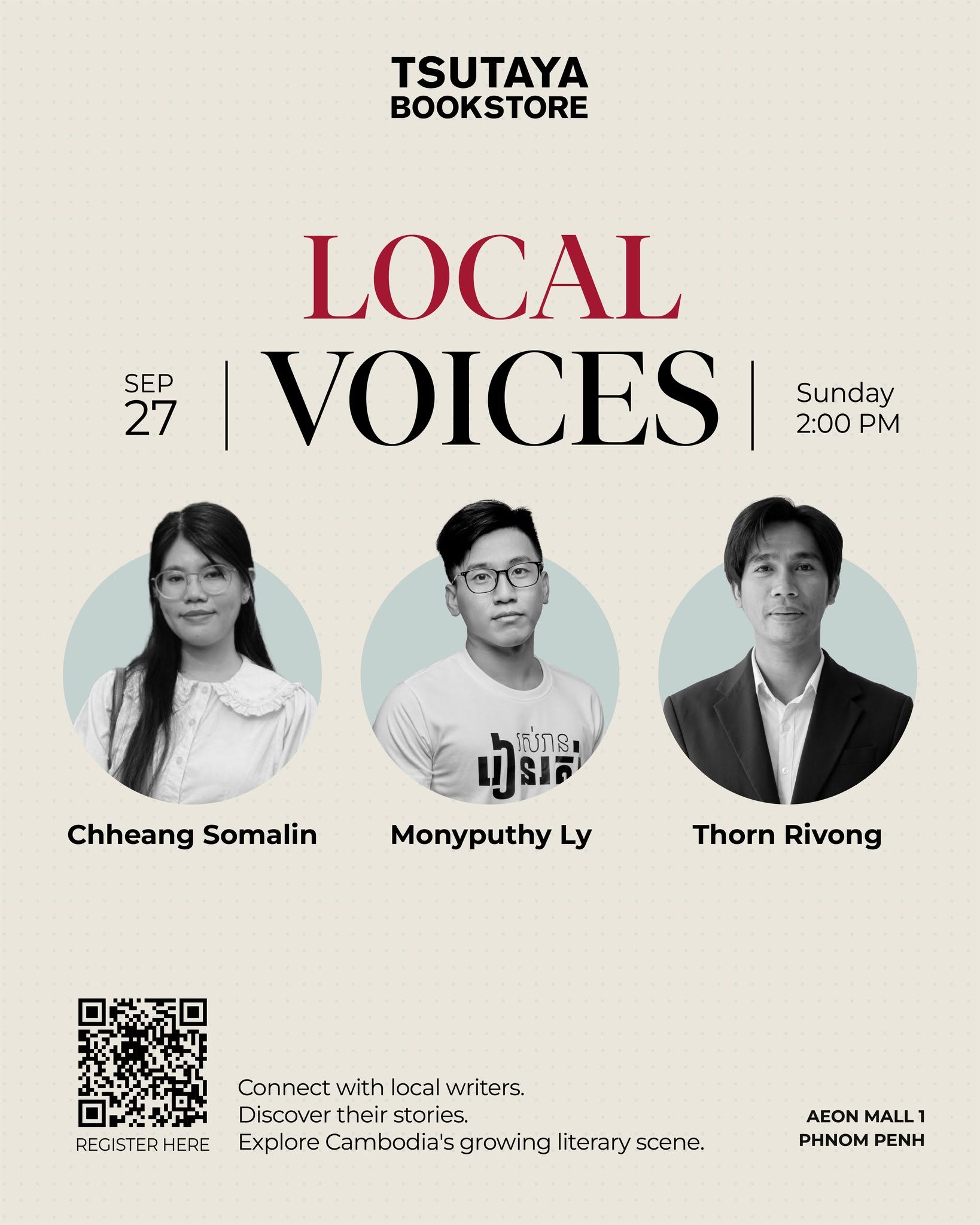 Local Voices at Tsutaya Bookstore