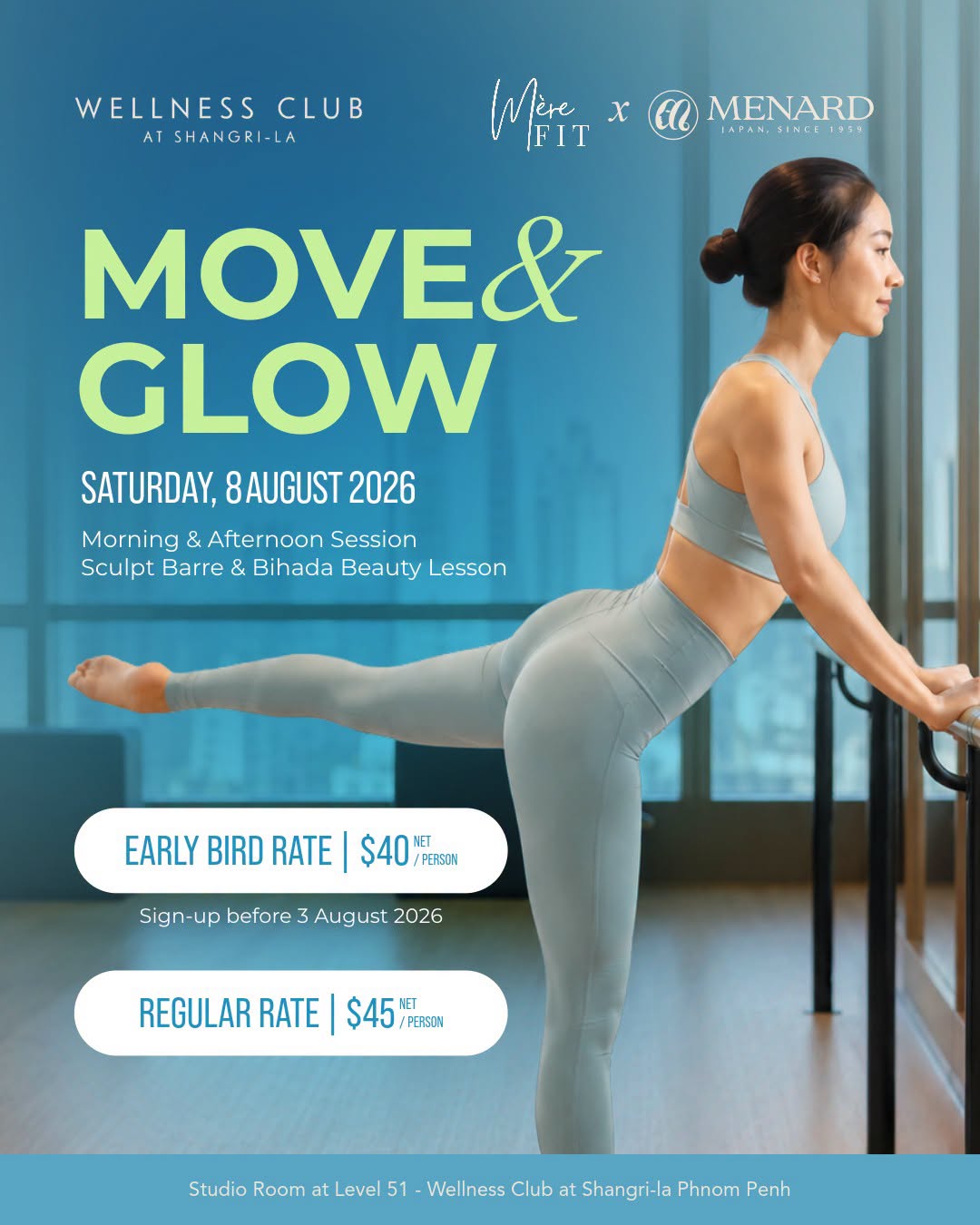 Move & Glow: Sculpt Barre & Bihada Beauty Lesson