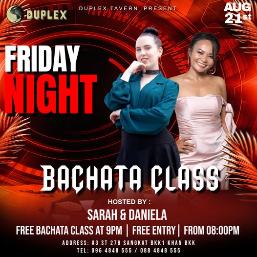 Friday Night Latin Party & Bachata Class