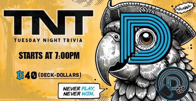 Tuesday Night Trivia at The Deck