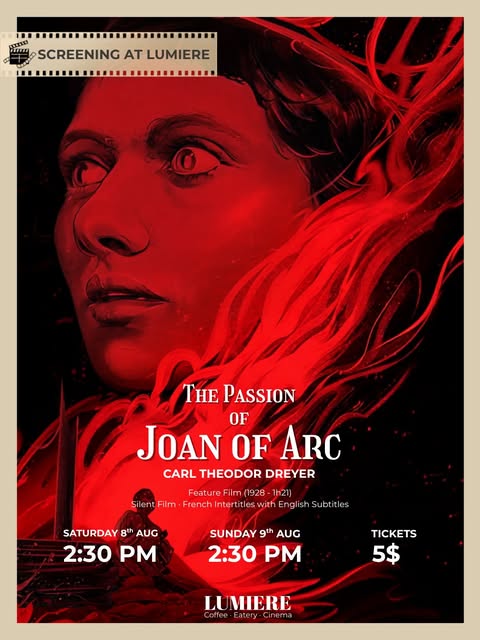 The Passion of Joan of Arc — Screening at Lumière