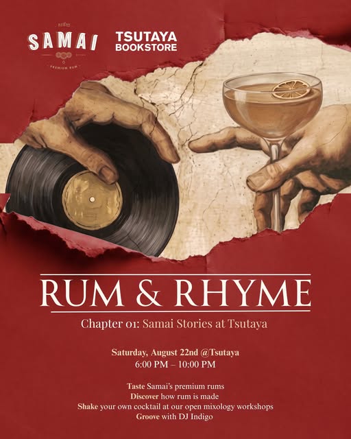 Rum & Rhyme: Samai Stories at Tsutaya