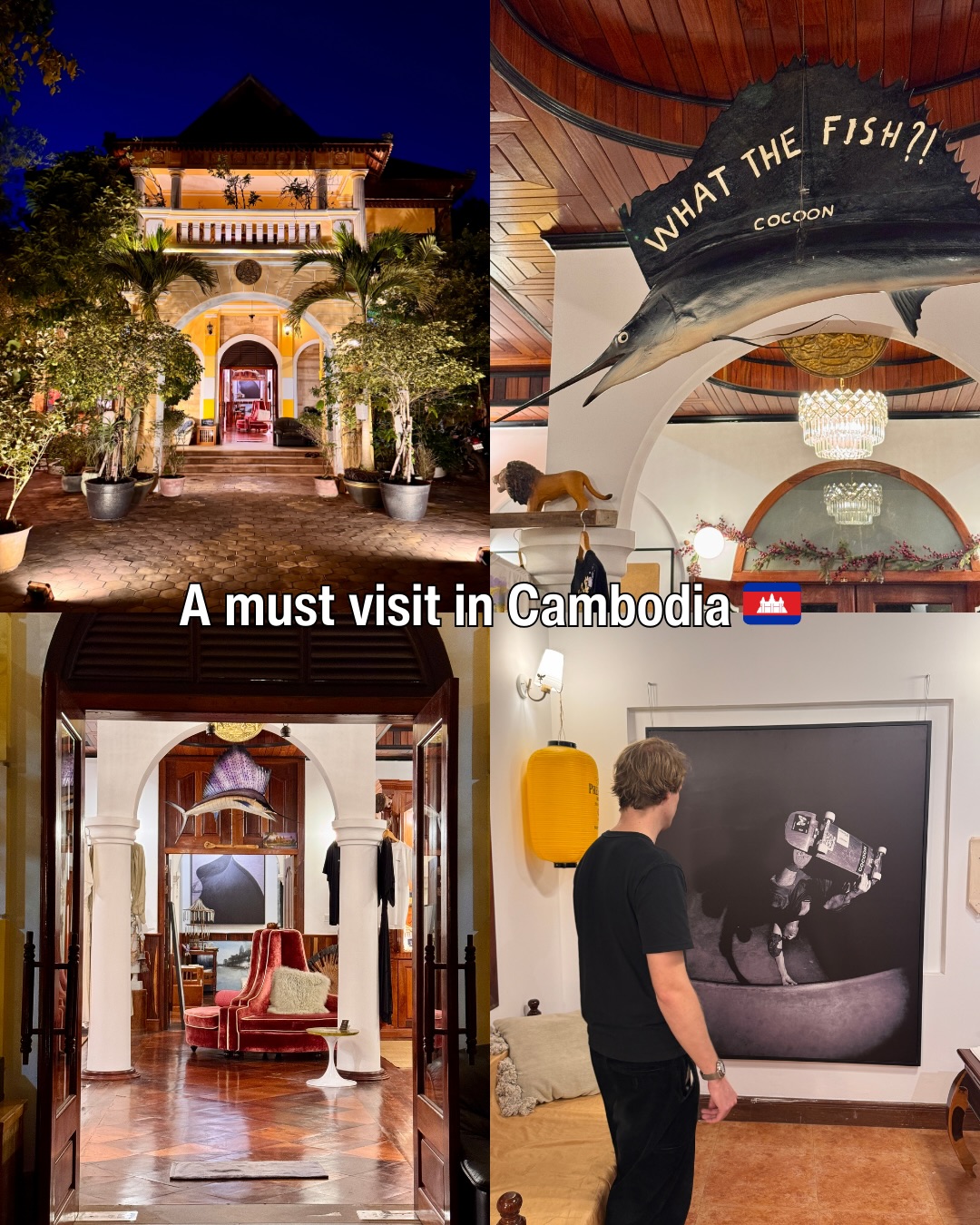A must-visit in Cambodia 🇰🇭🐉🛹🖌️🏯👕🪄🪭
Perfectly located between the city