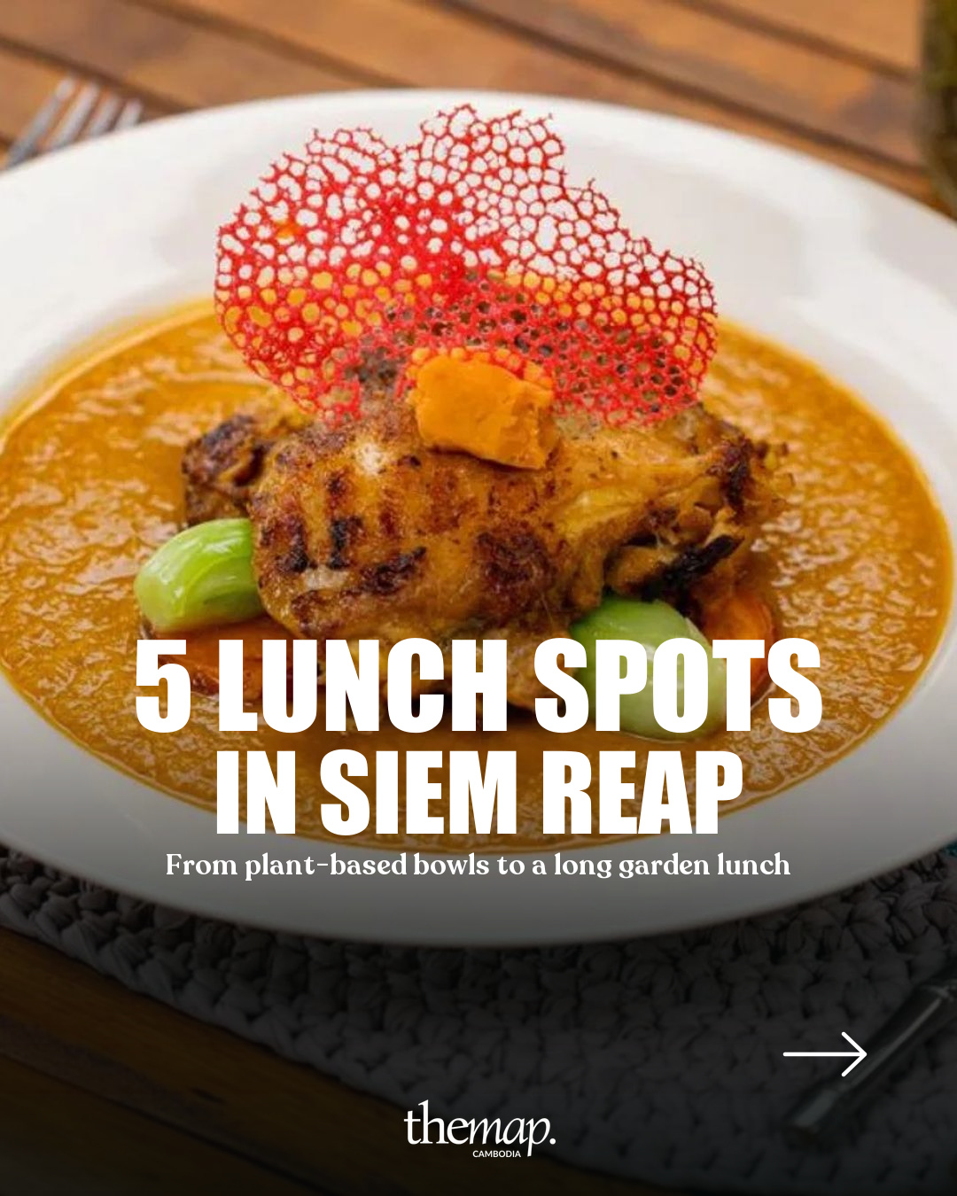 Your next Siem Reap lunch, sorted: 5 tables to save 🍽️
OJAS: plant-based bowls